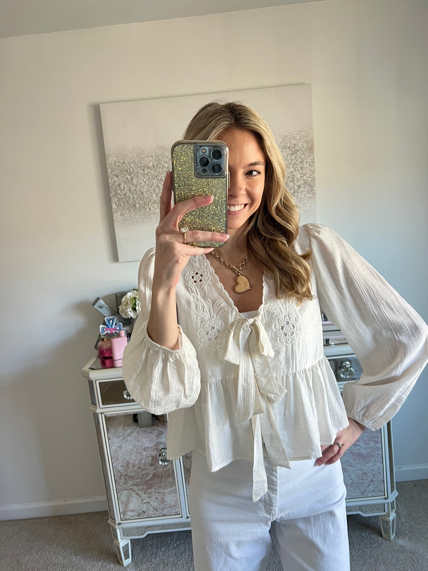 Sofia Eyelet Long Sleeve