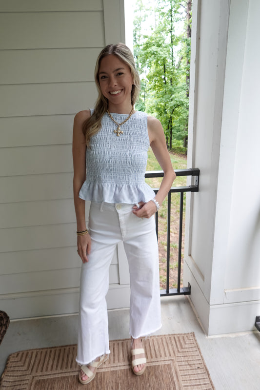 Sailor Smocked Blouse