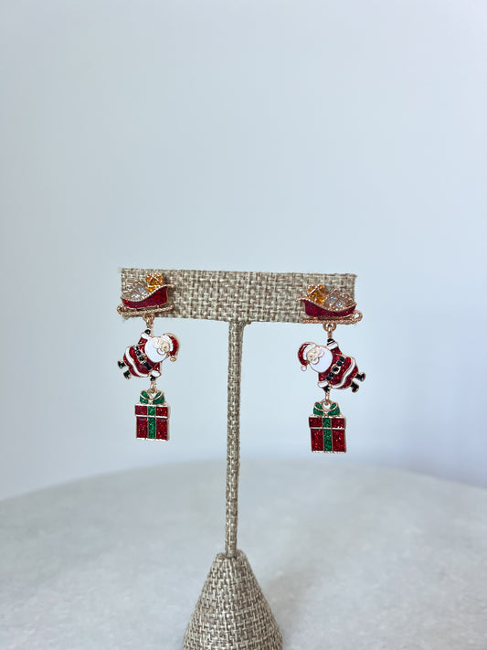 Santa Drop Earrings