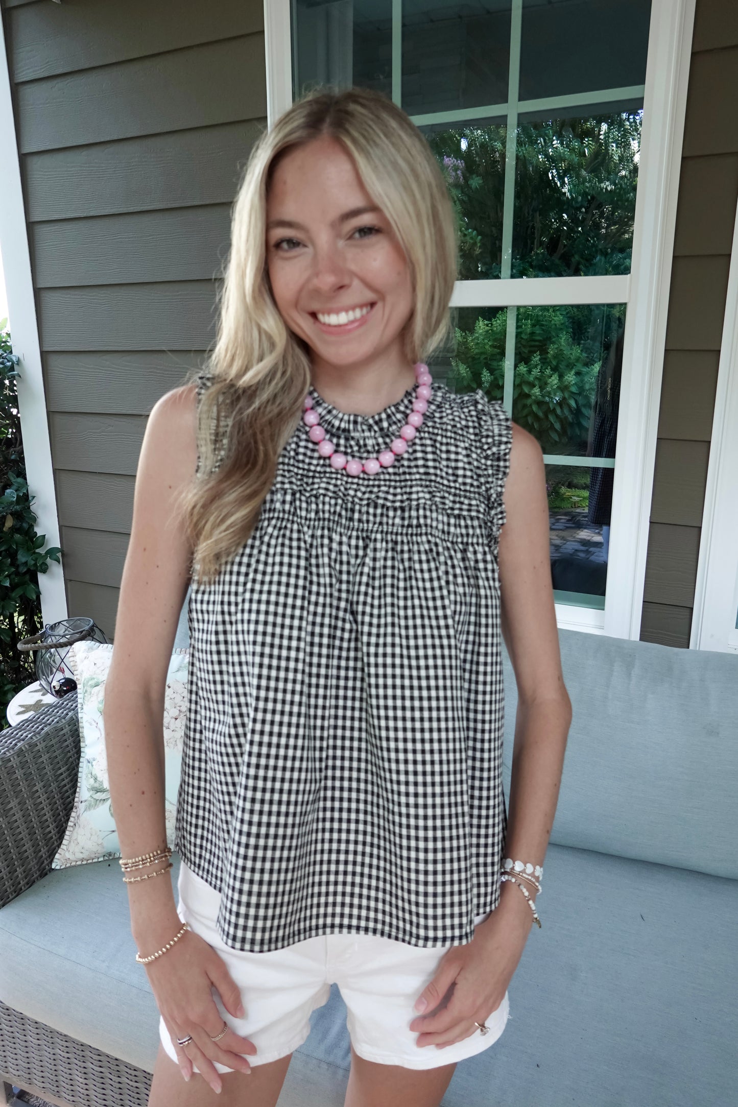 Gabby Gingham Top