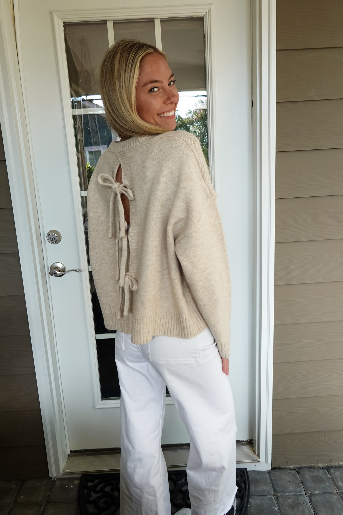 Baylee Bow Sweater