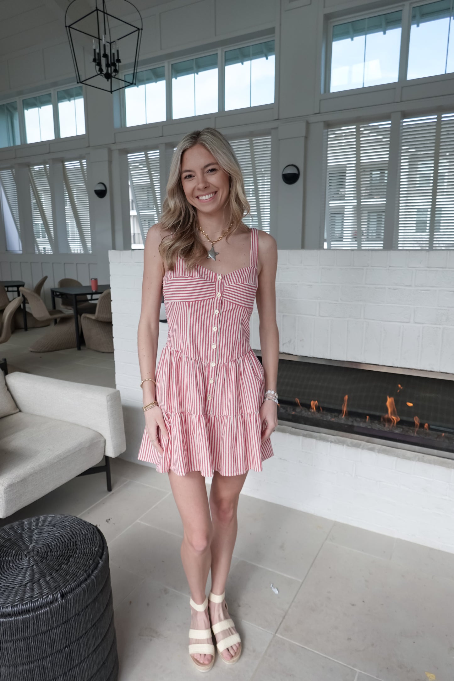 Hadley Striped Mini Dress