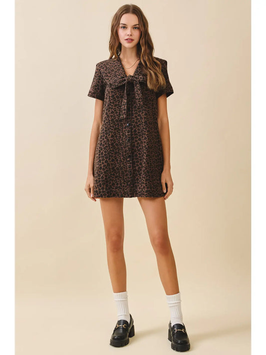 Logan Leopard Mini Dress