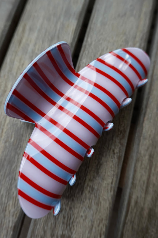 Vertical Stripe Claw Clips