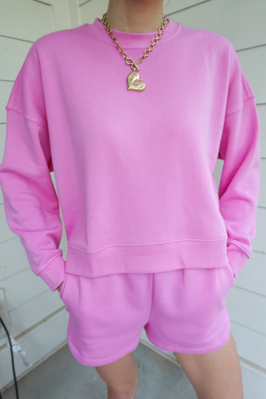 Carlie Short Sweat Set