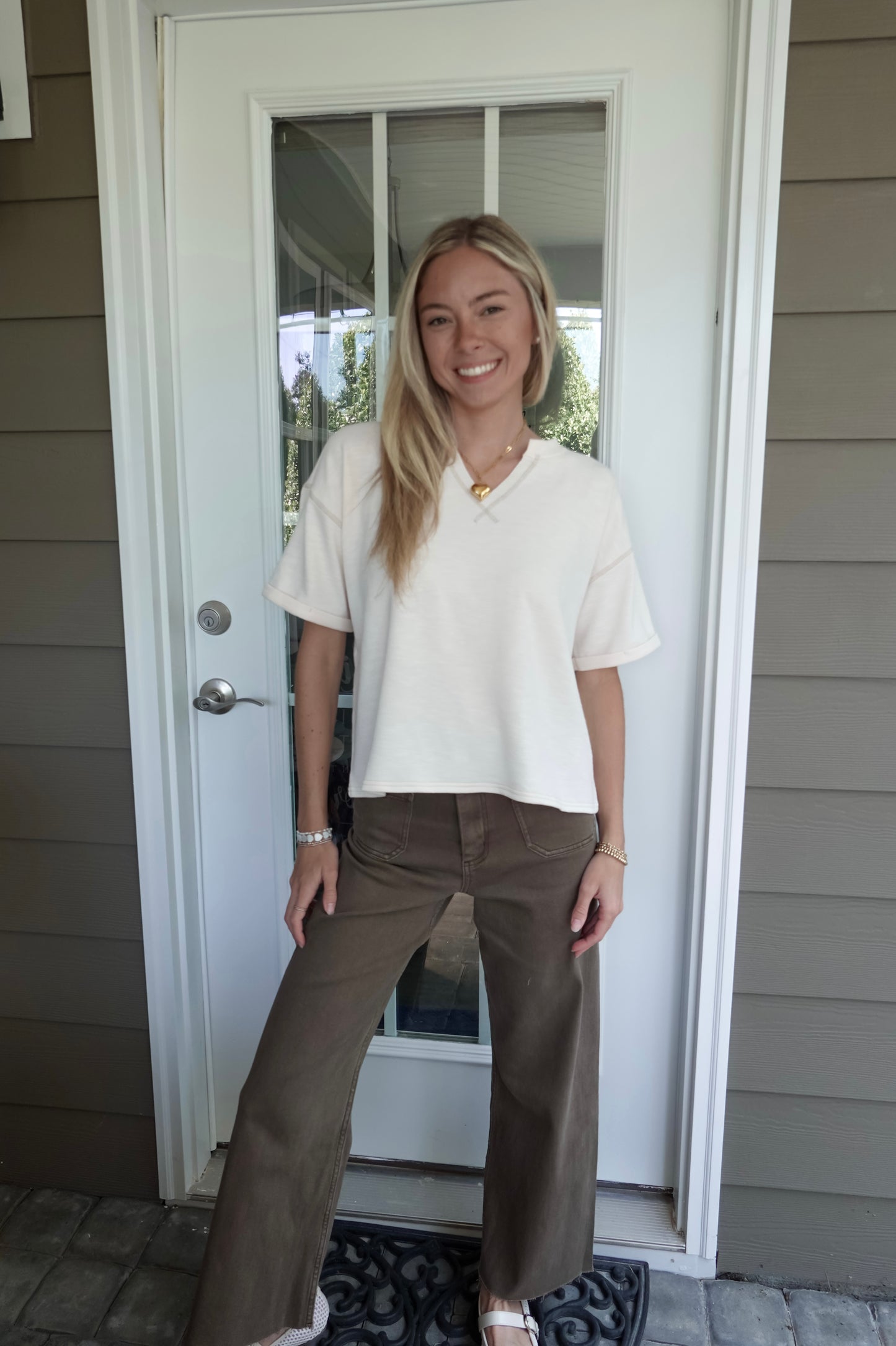 Clara Short Sleeve Top