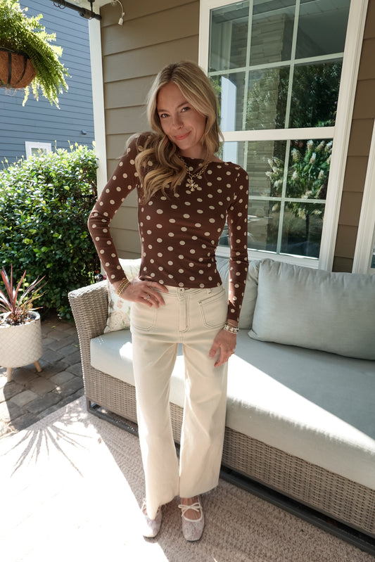 Posie Polka Dot Long Sleeve