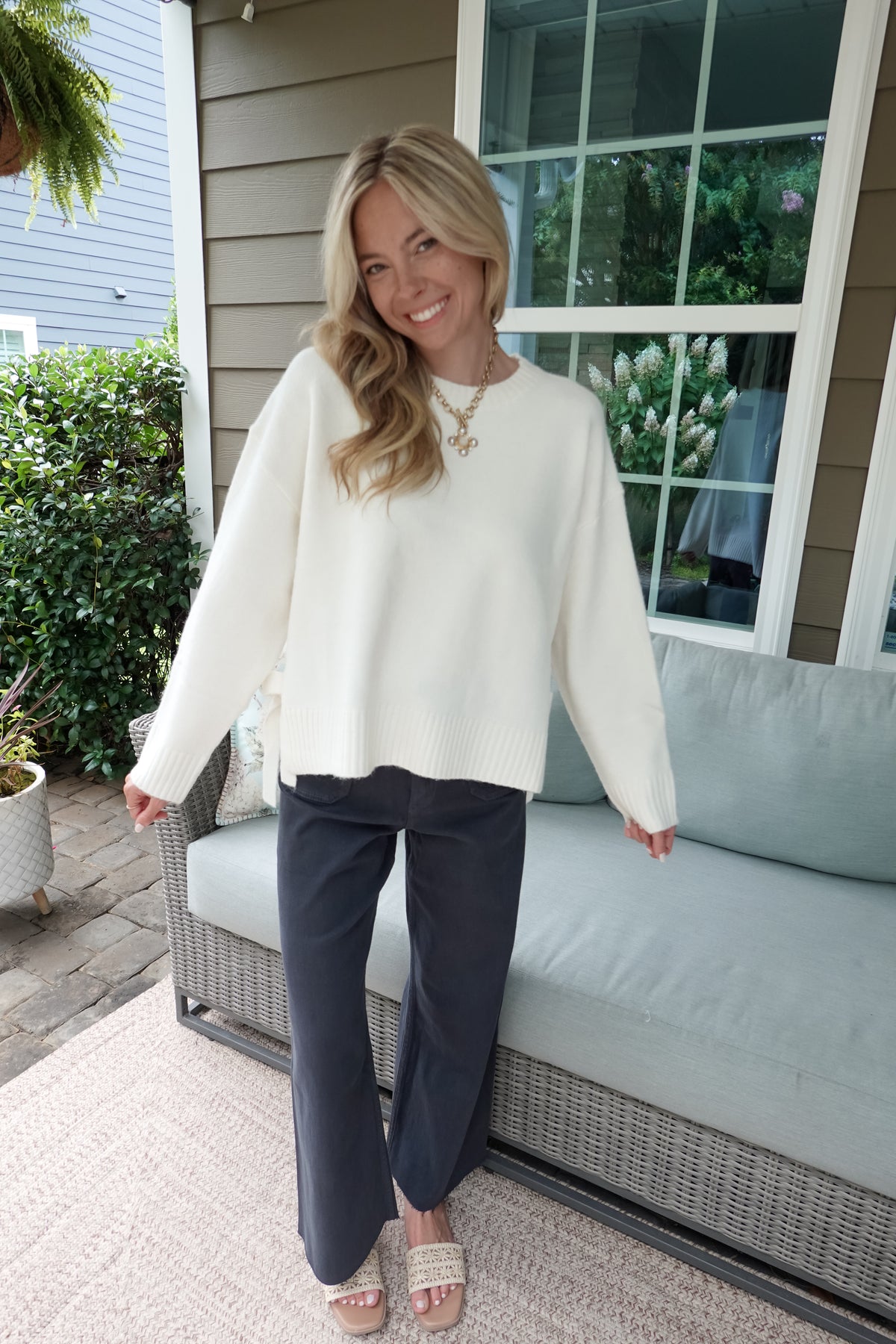 Zoe Straight Wide Leg Pants