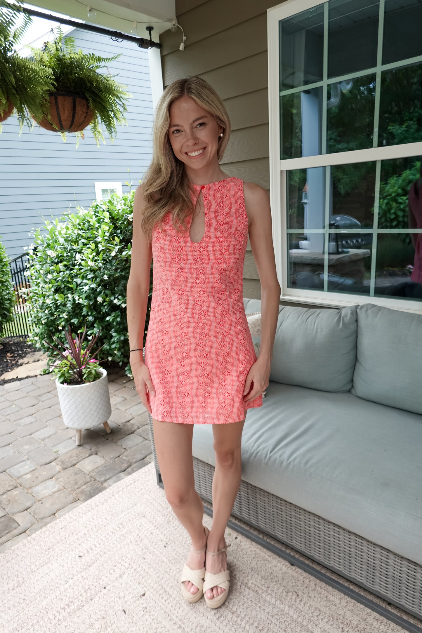 Katrina Keyhole Mini Dress
