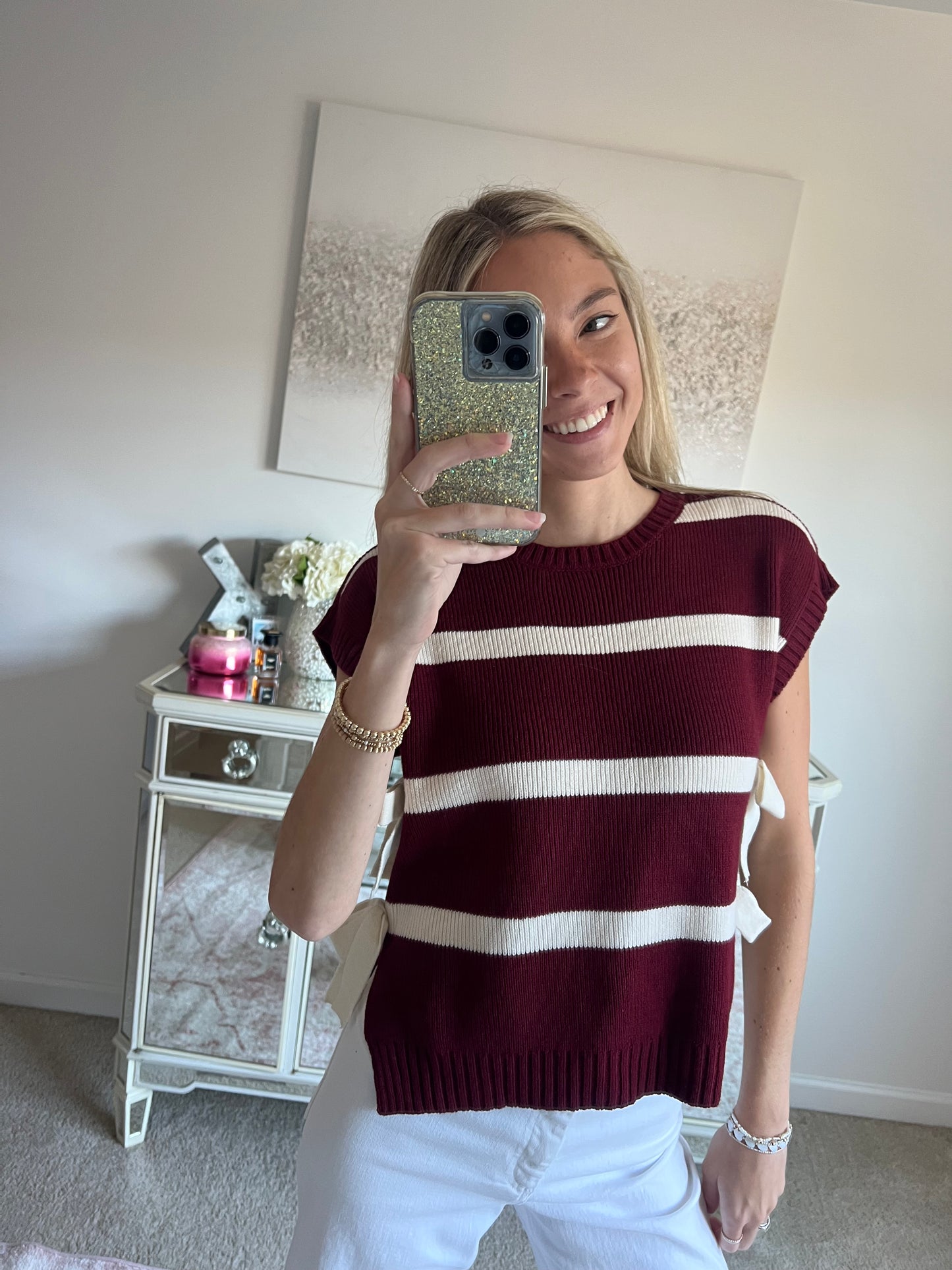 Katie Striped Sweater Top