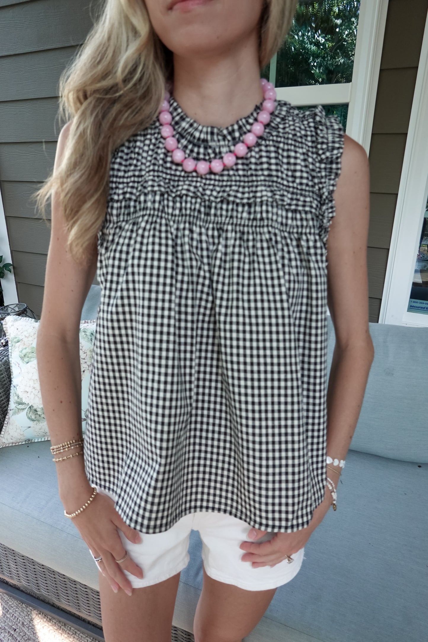 Gabby Gingham Top