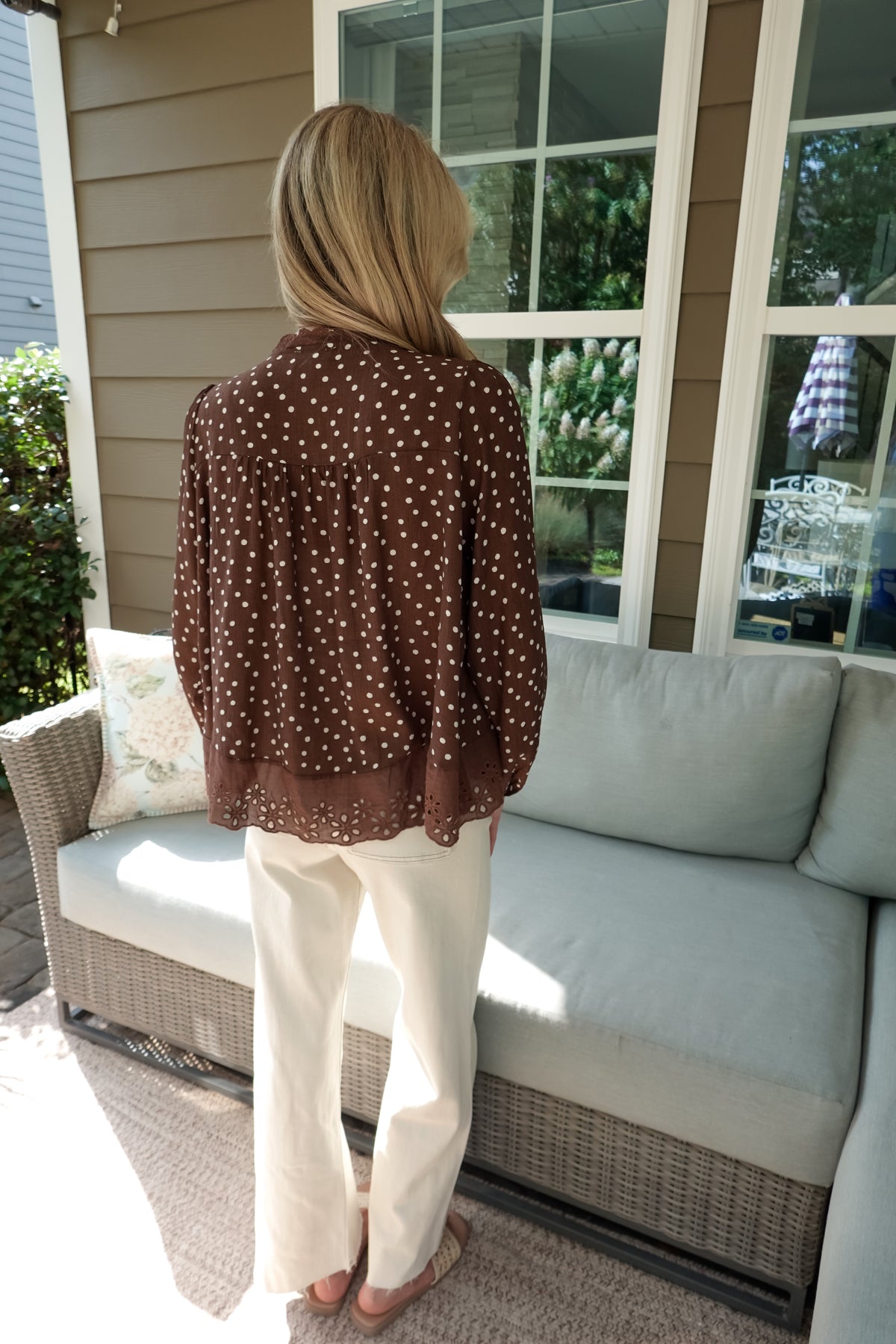Pearl Polka Dot Long Sleeve