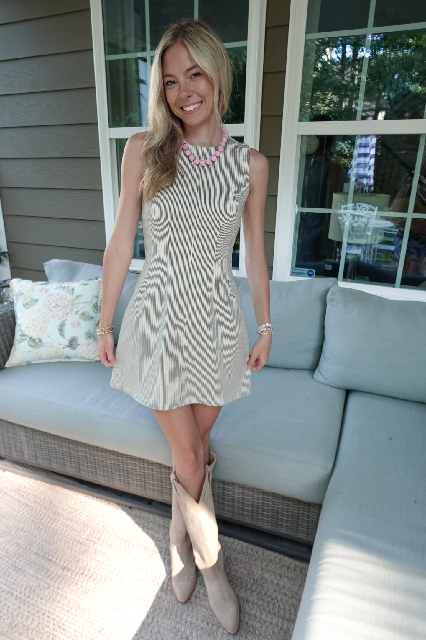 Sam Striped Mini Dress