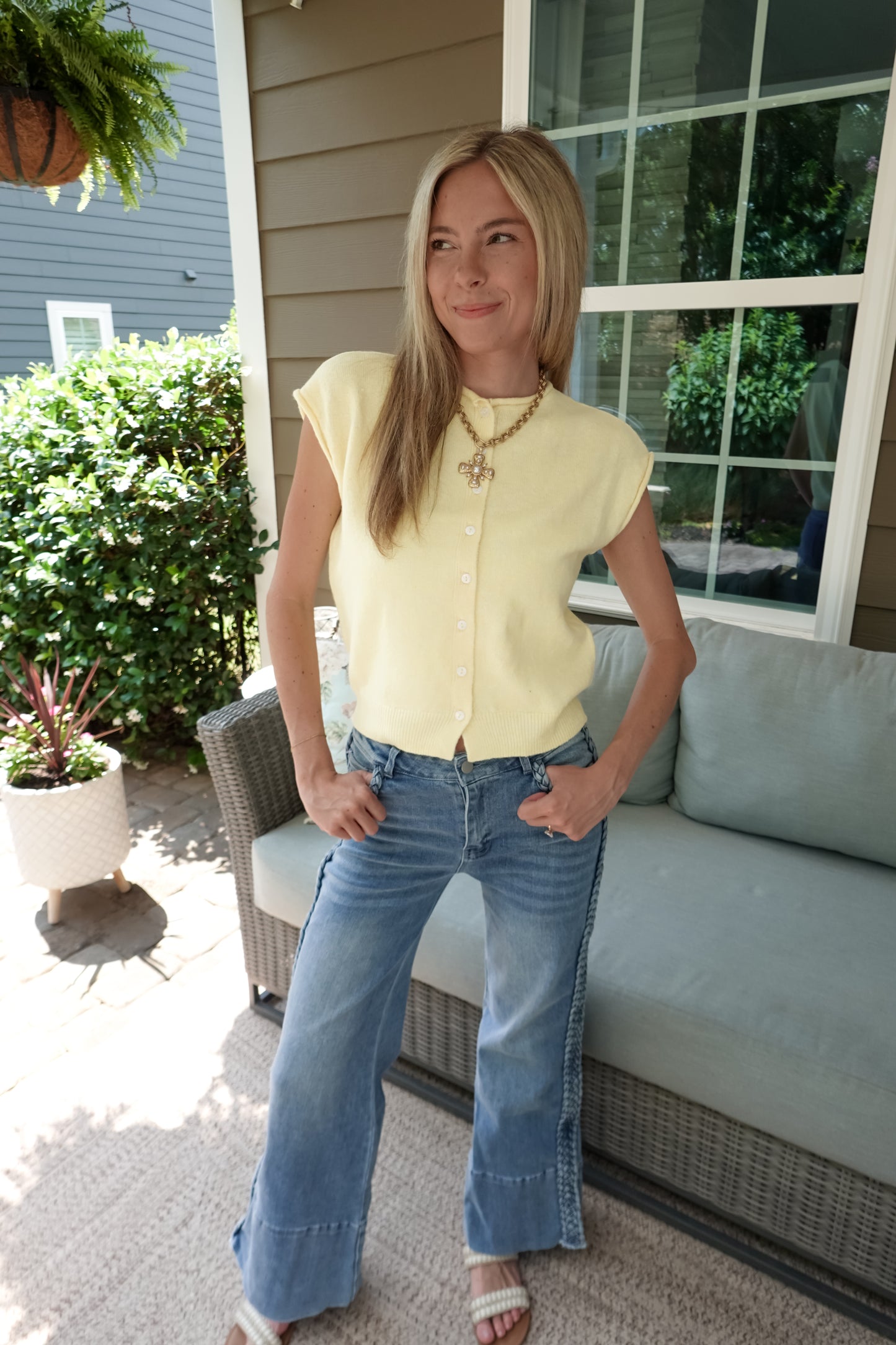 Demi Short Sleeve Sweater