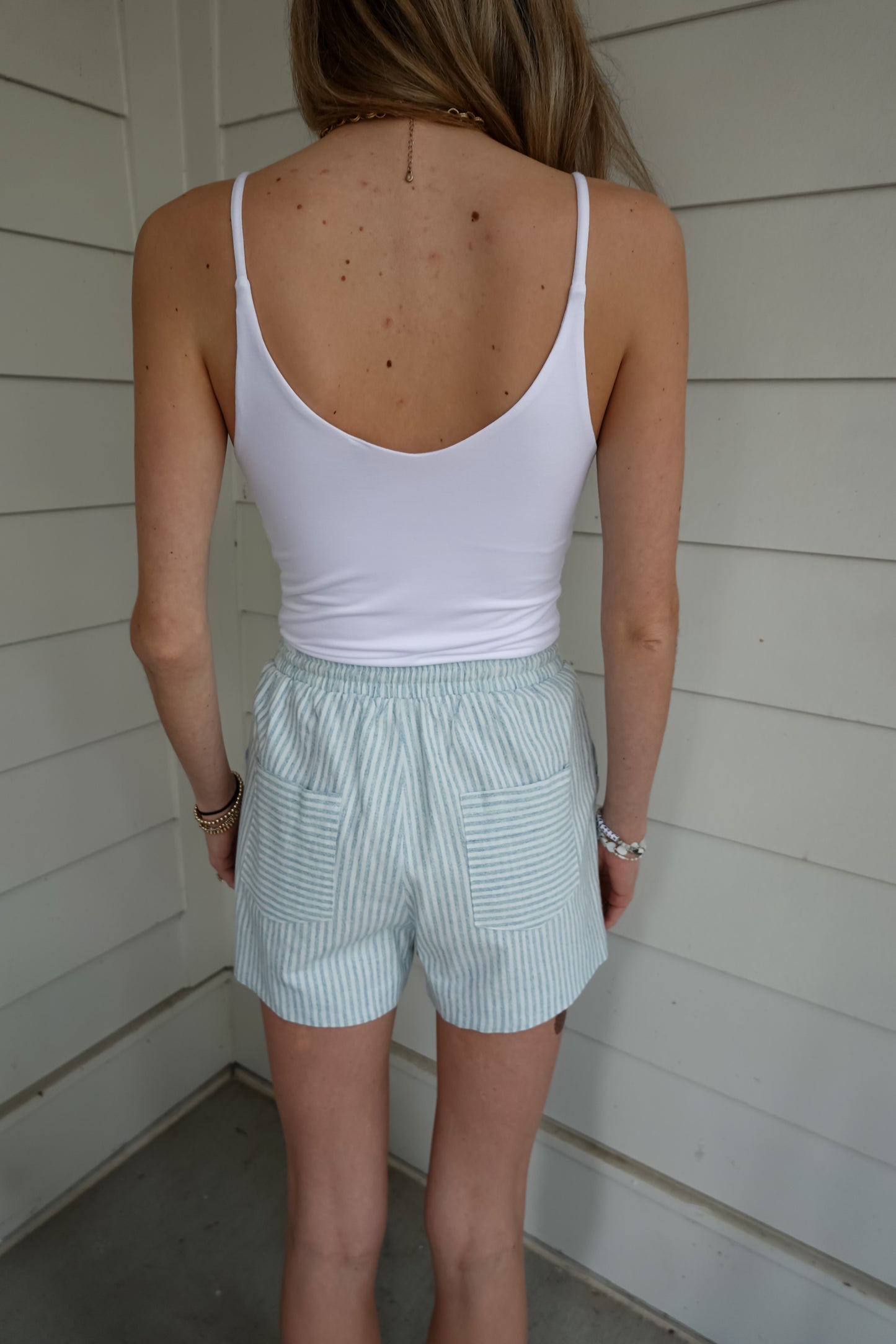 Double Layered V-neck Spaghetti Cami
