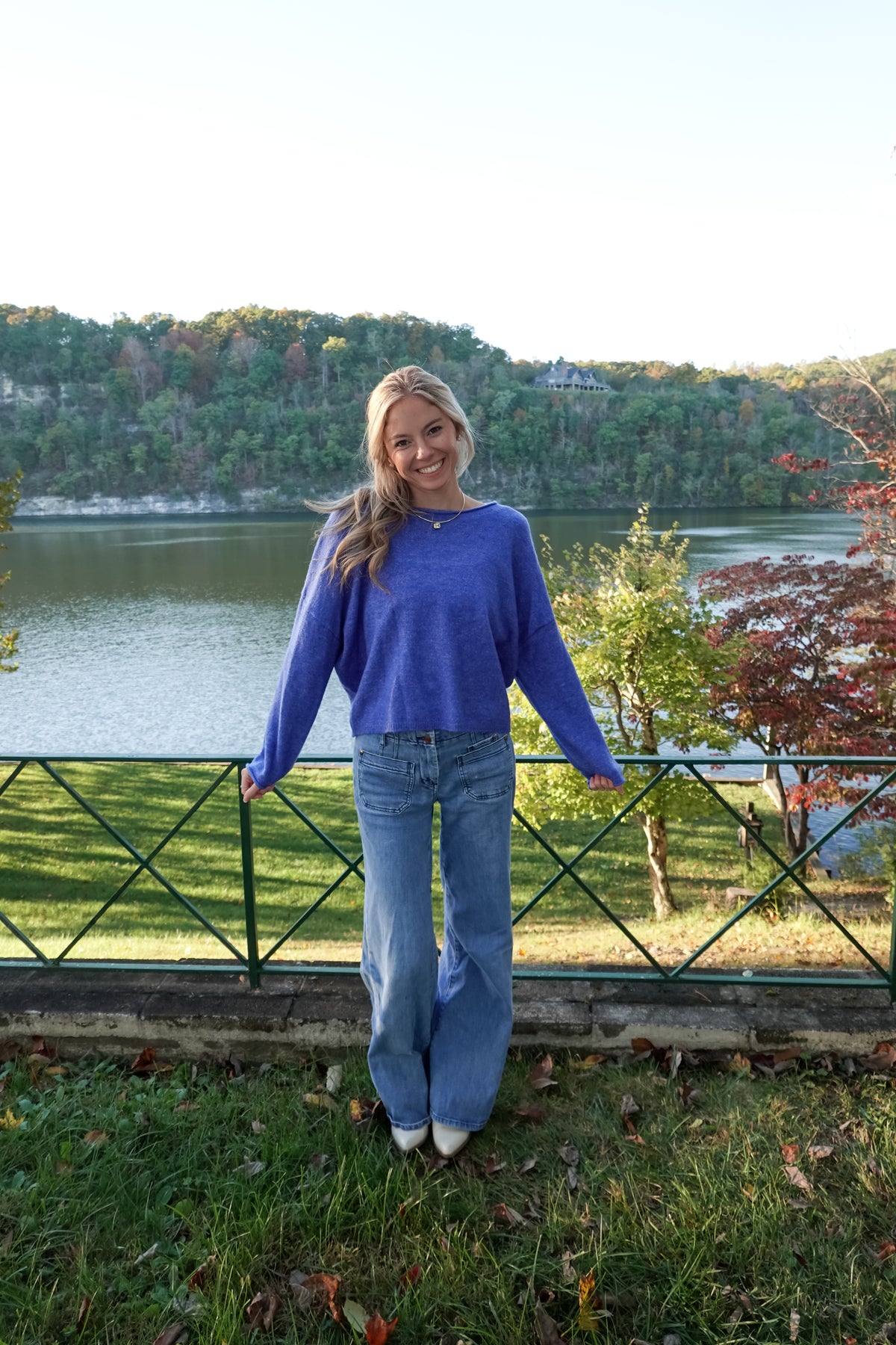 Kora Knit Sweater Blue