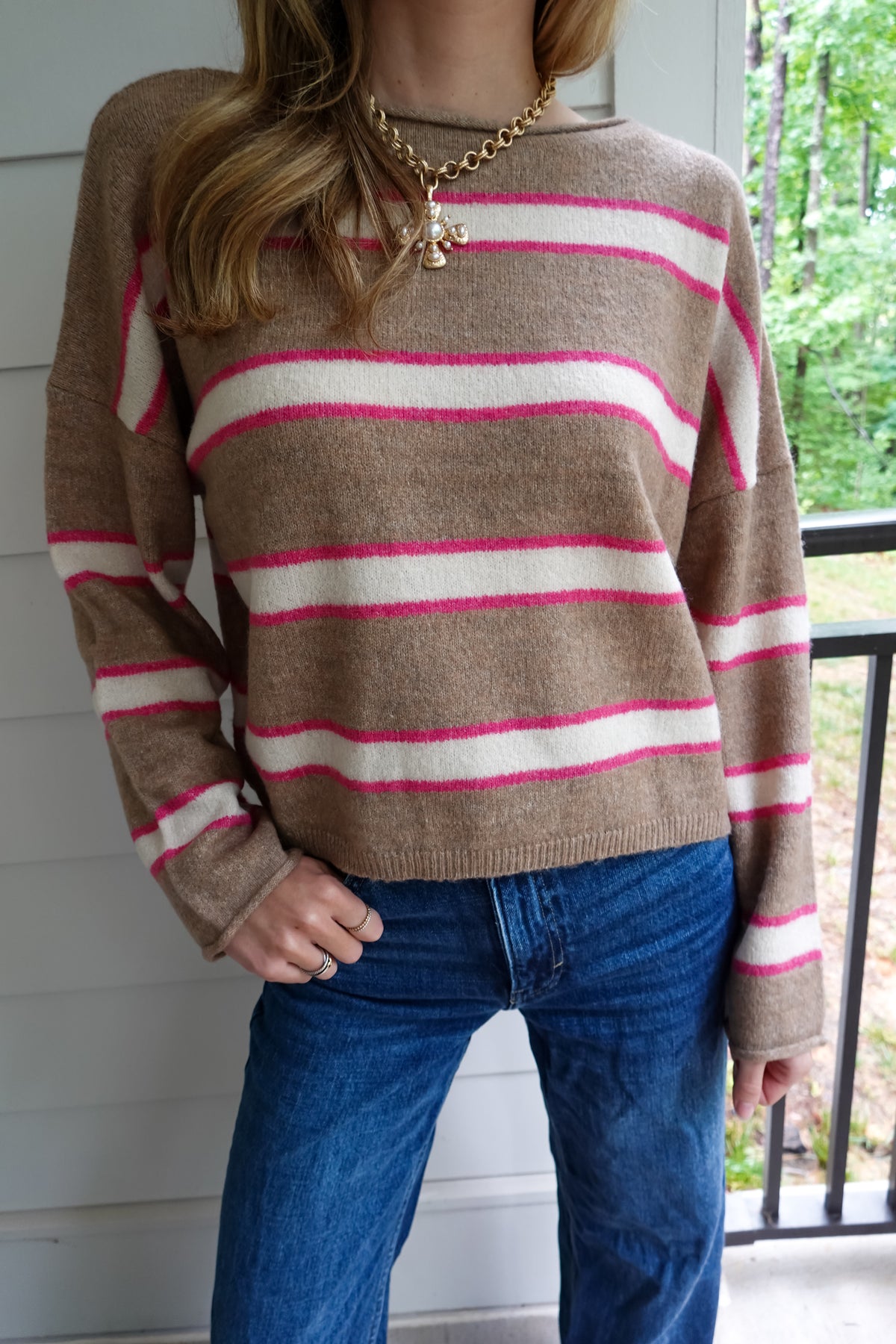 Simone Striped Sweater