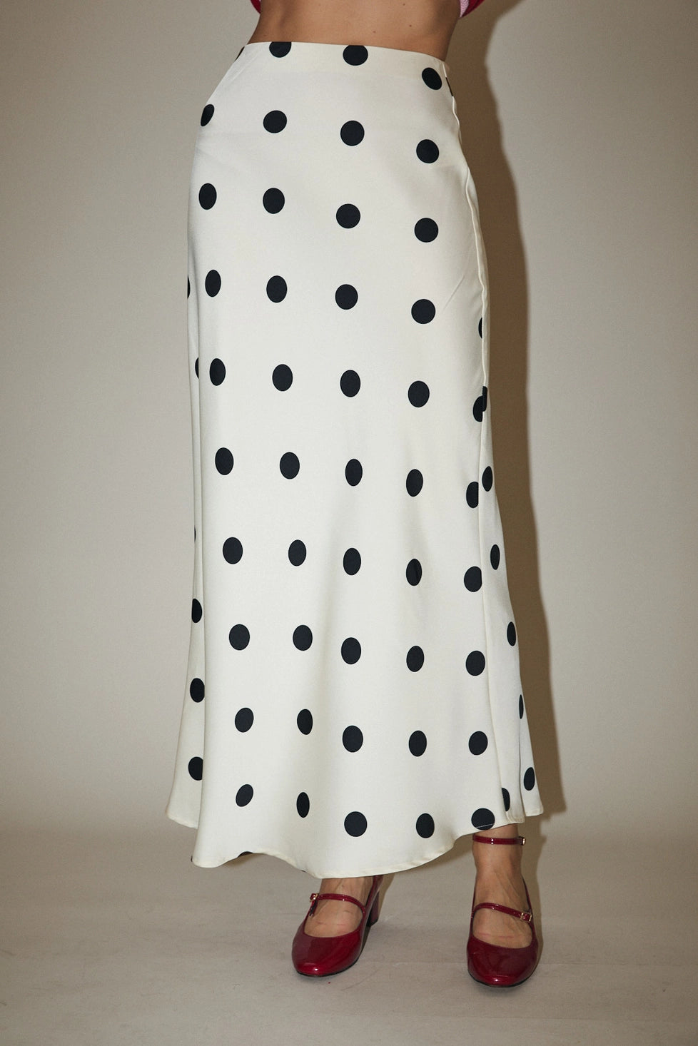Parker Polka Dot Midi Skirt