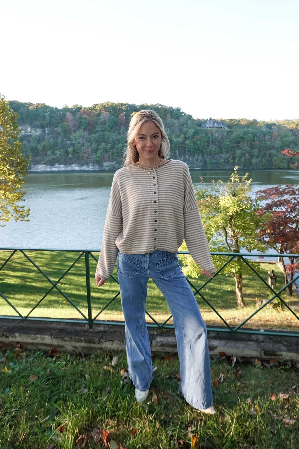 Demi Striped Cardigan