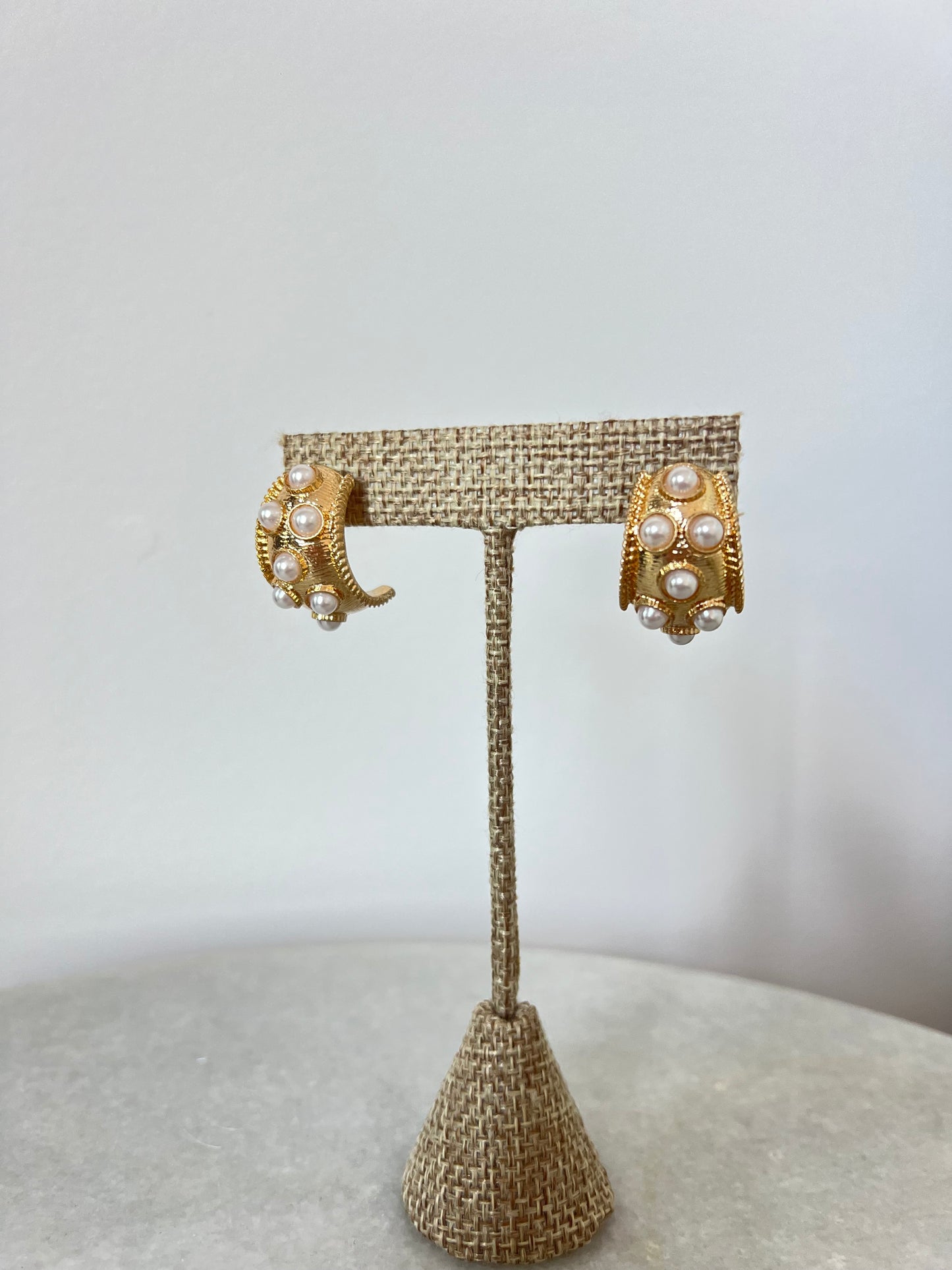 Gold Statement Earrings