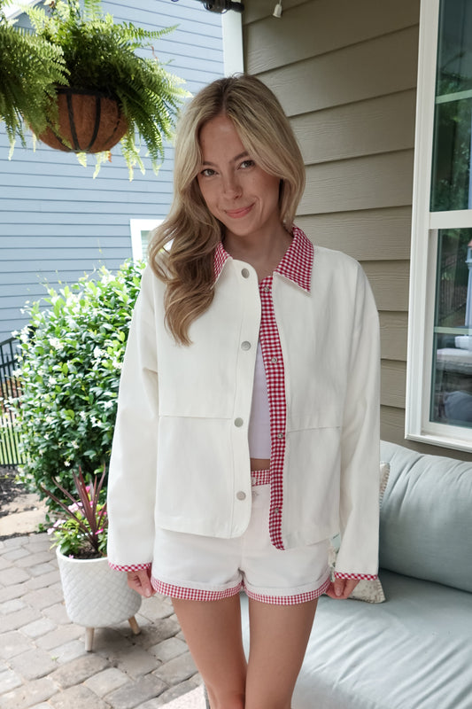 Gigi Gingham Jacket
