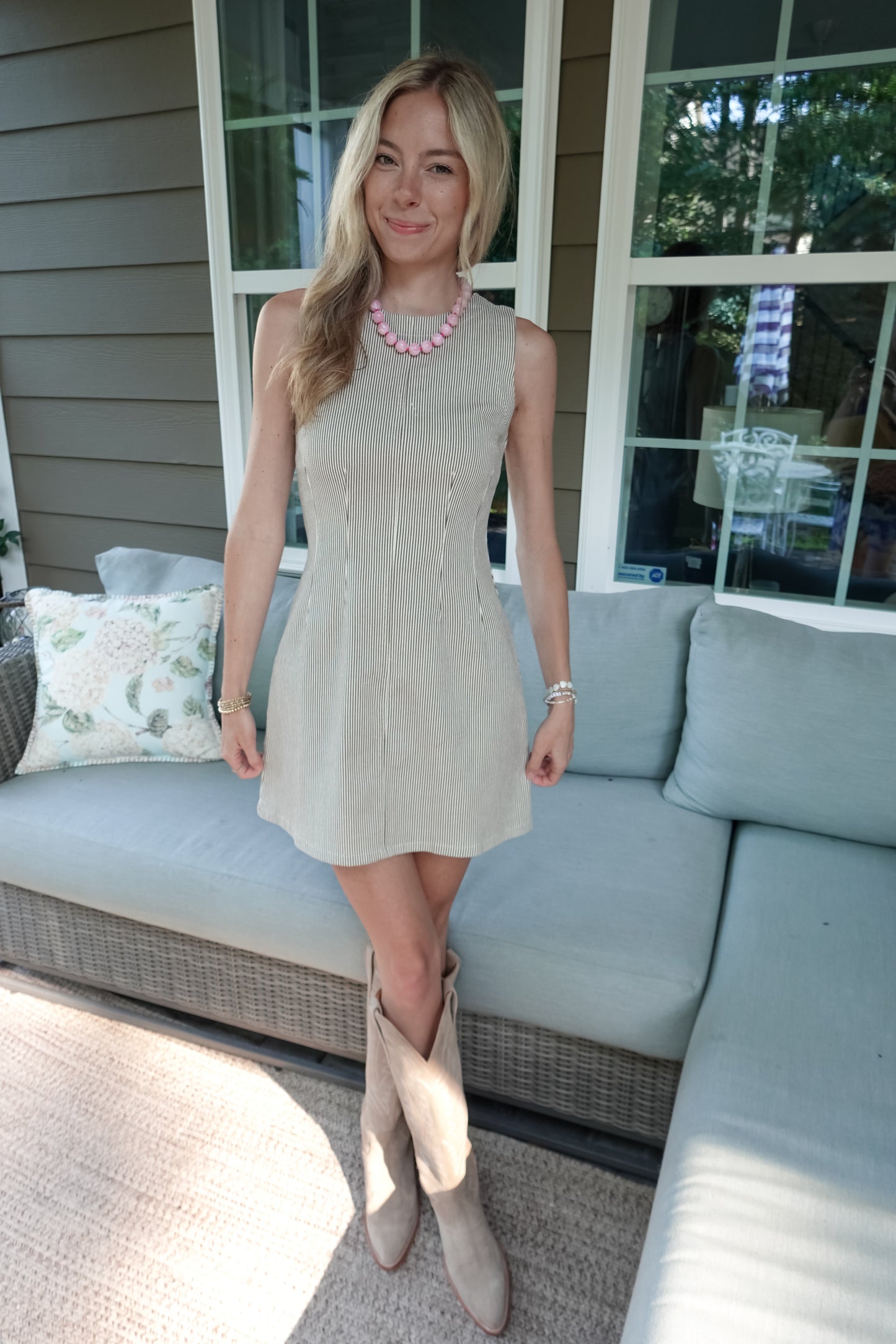Sam Striped Mini Dress