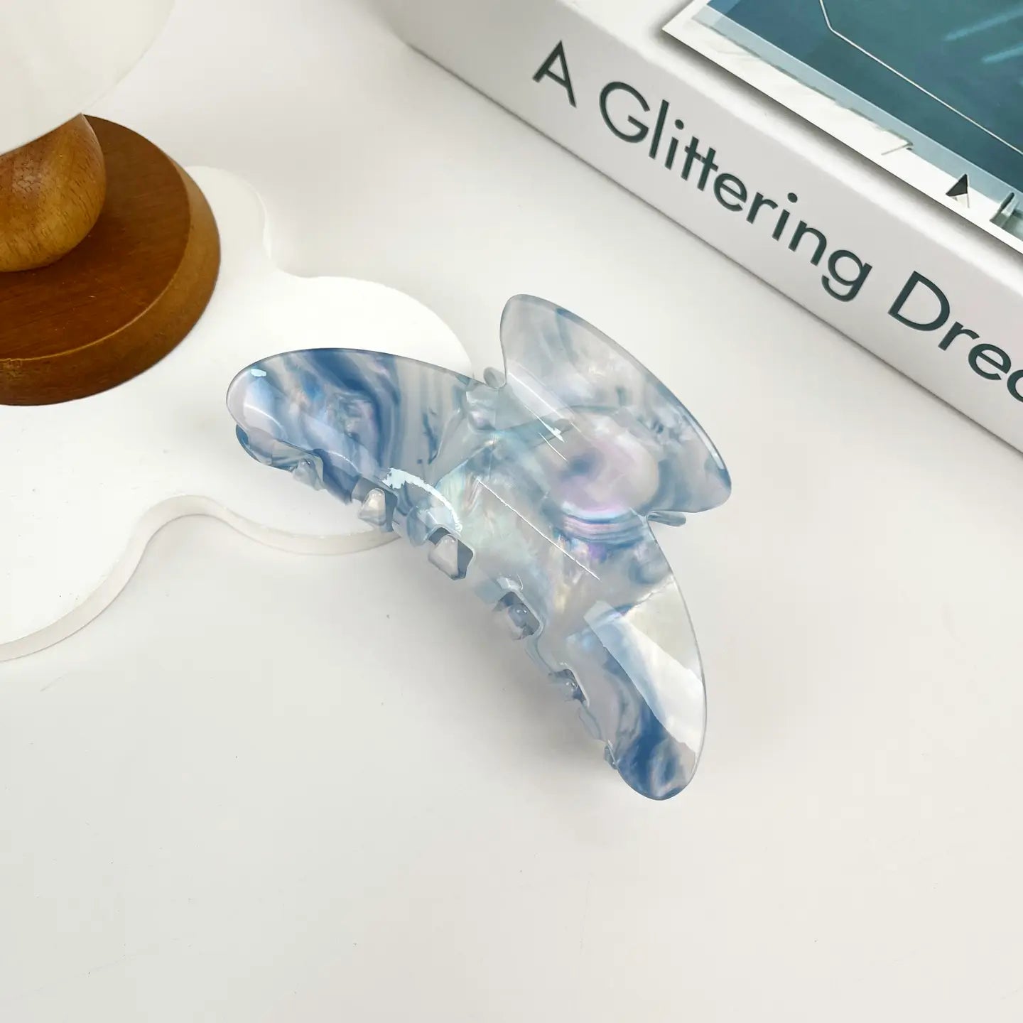 Iridescent Claw Clips