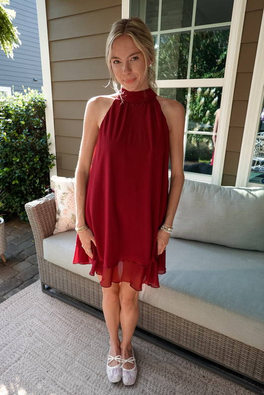 Hadley Halter Neck Mini Dress