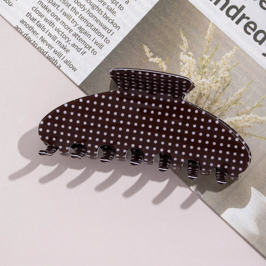 Polka Dot Claw Clips