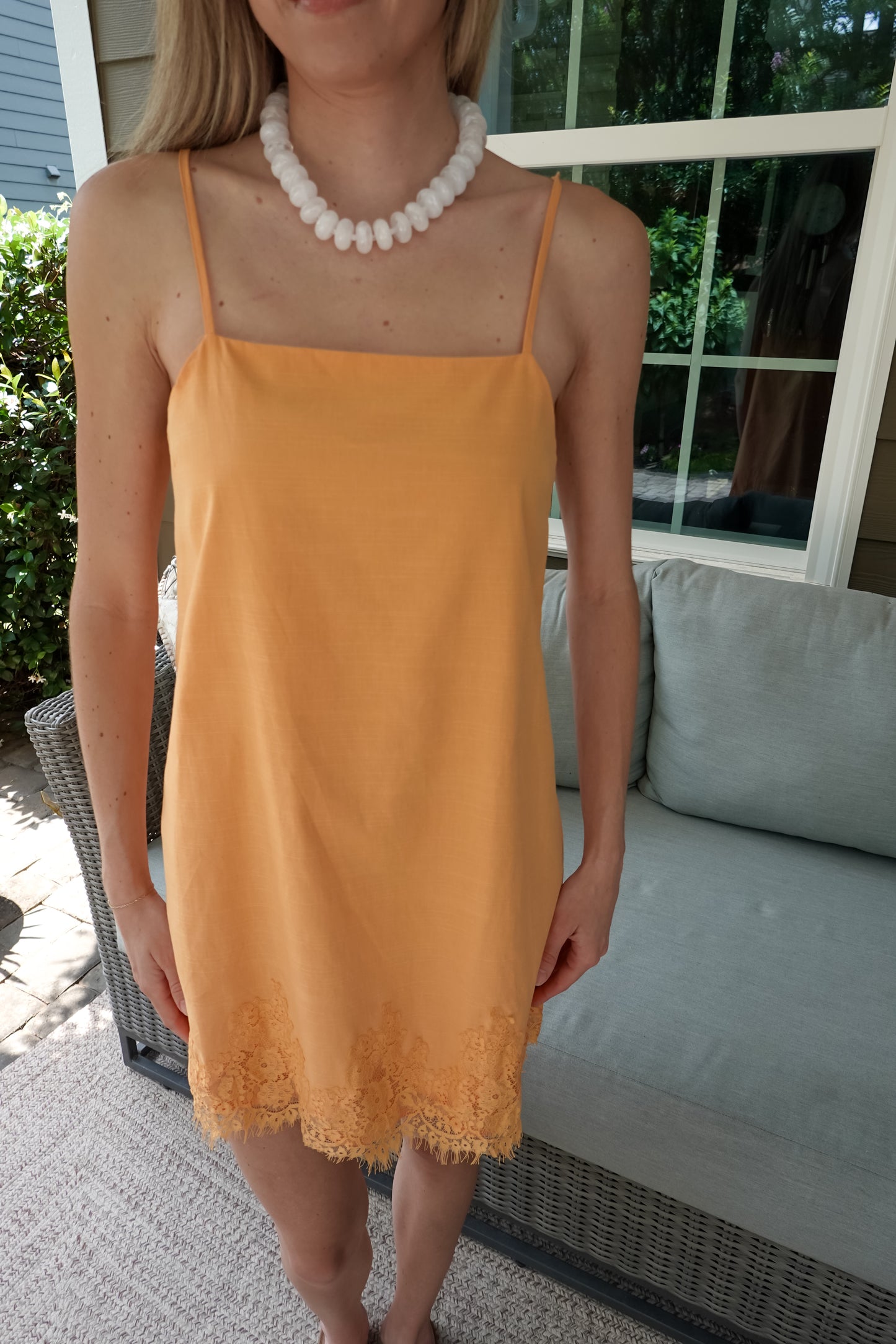 Lace Mini Shift Dress