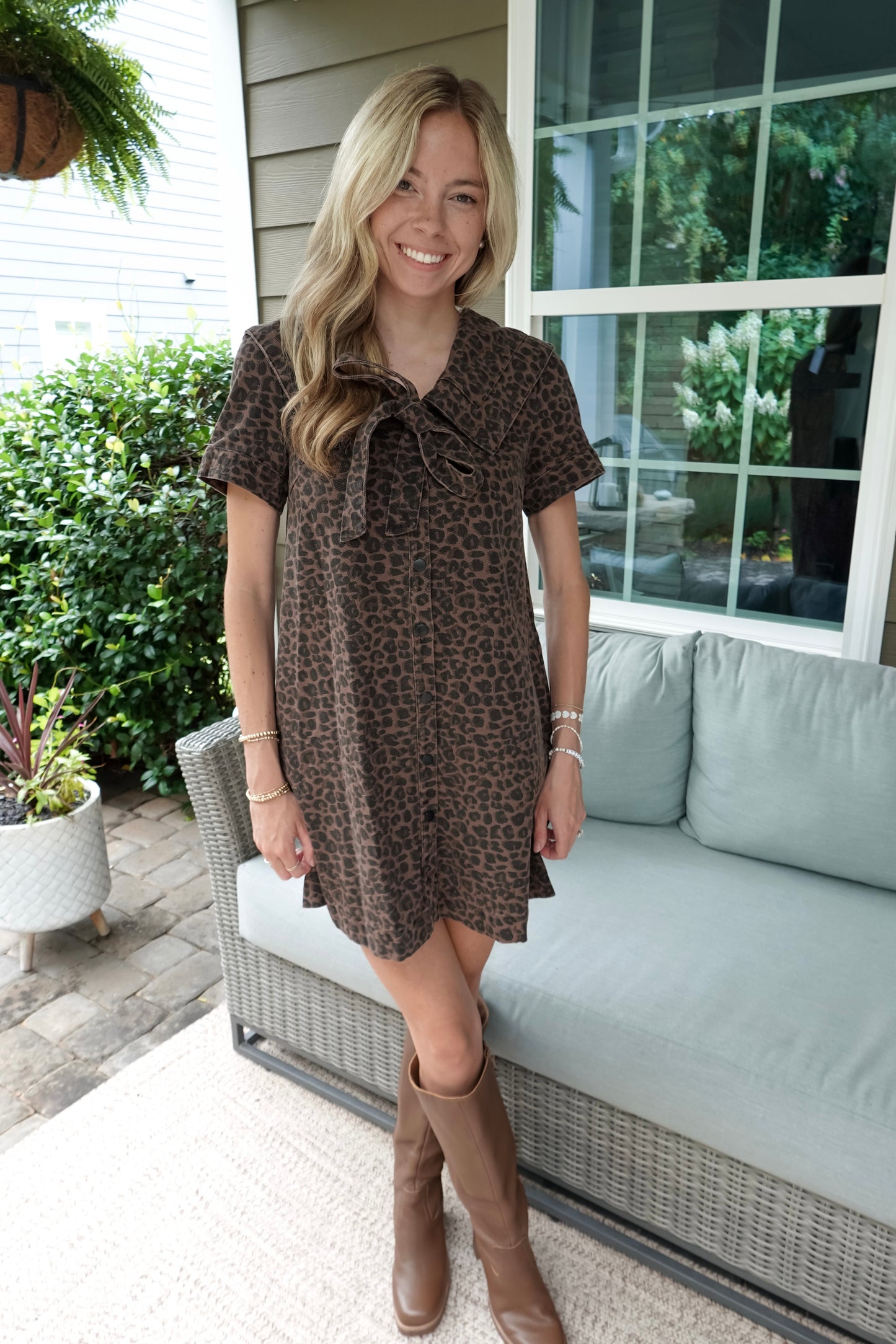 Logan Leopard Mini Dress