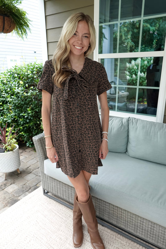 Logan Leopard Mini Dress