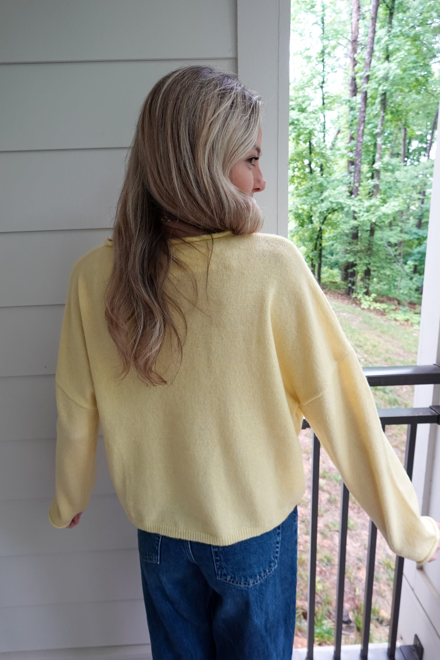 Kora Knit Sweater Yellow
