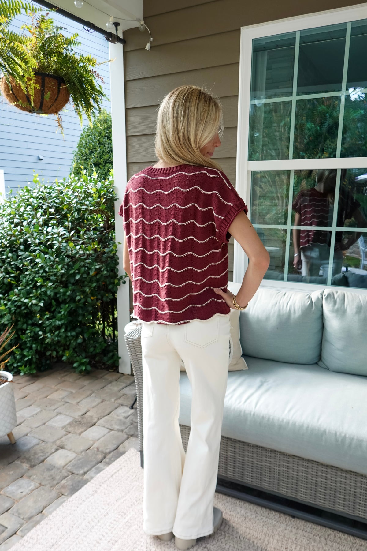 Katie Striped Sweater Top