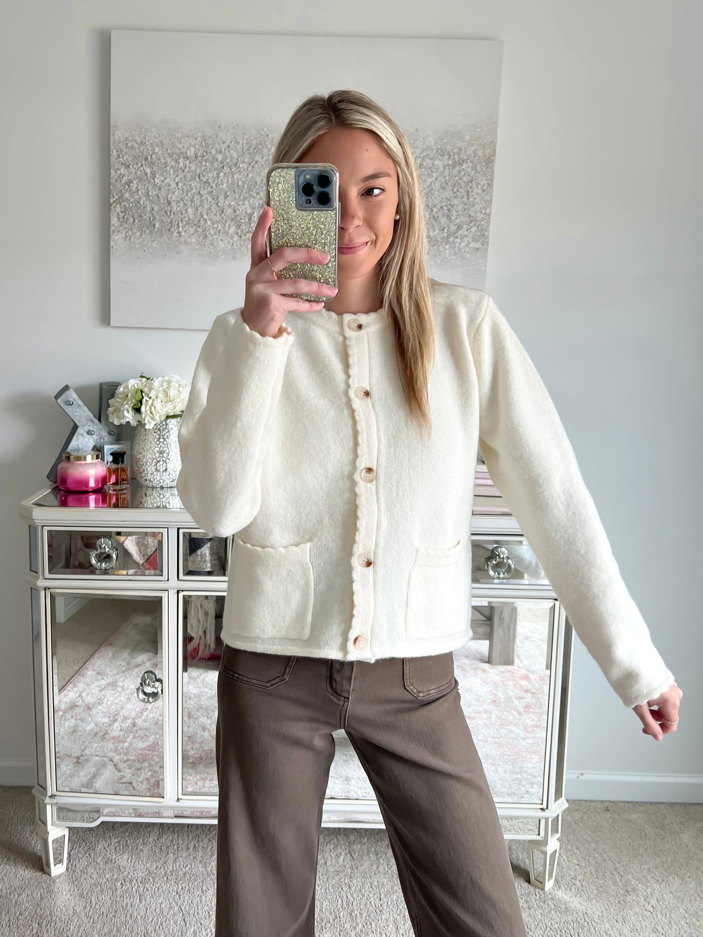 Scarlett Scalloped Cardigan