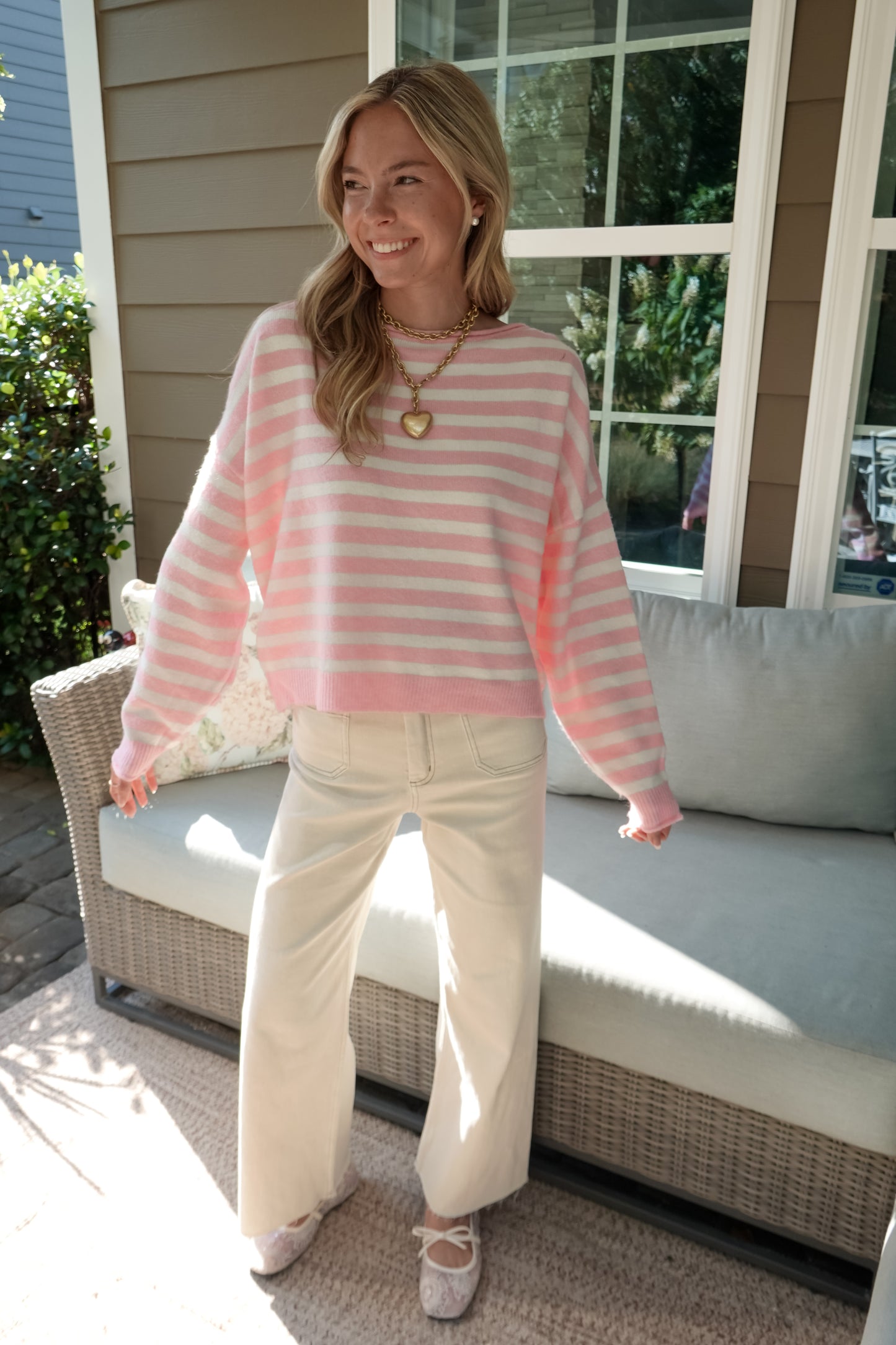 Cotton Candy Striped Sweater