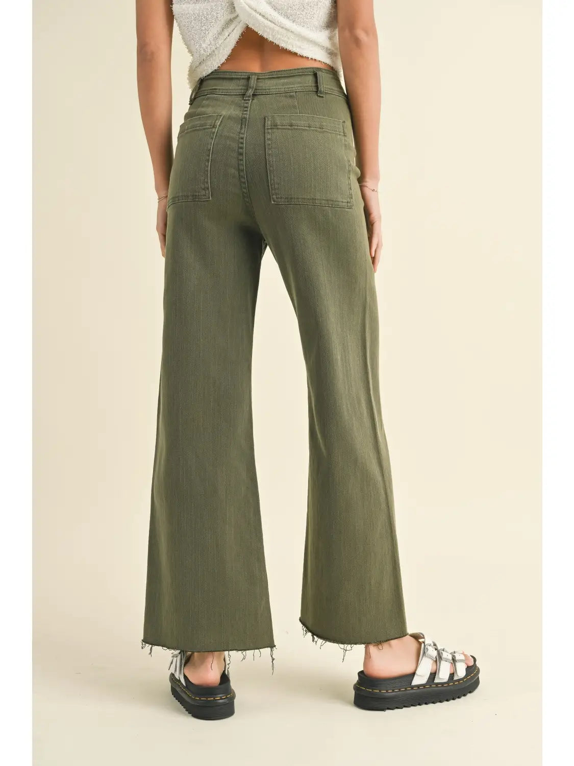 Zoe Straight Wide Leg Pants