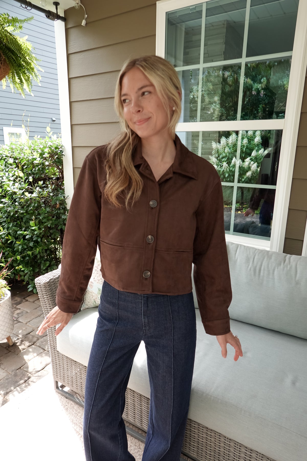 Tess Suede Jacket