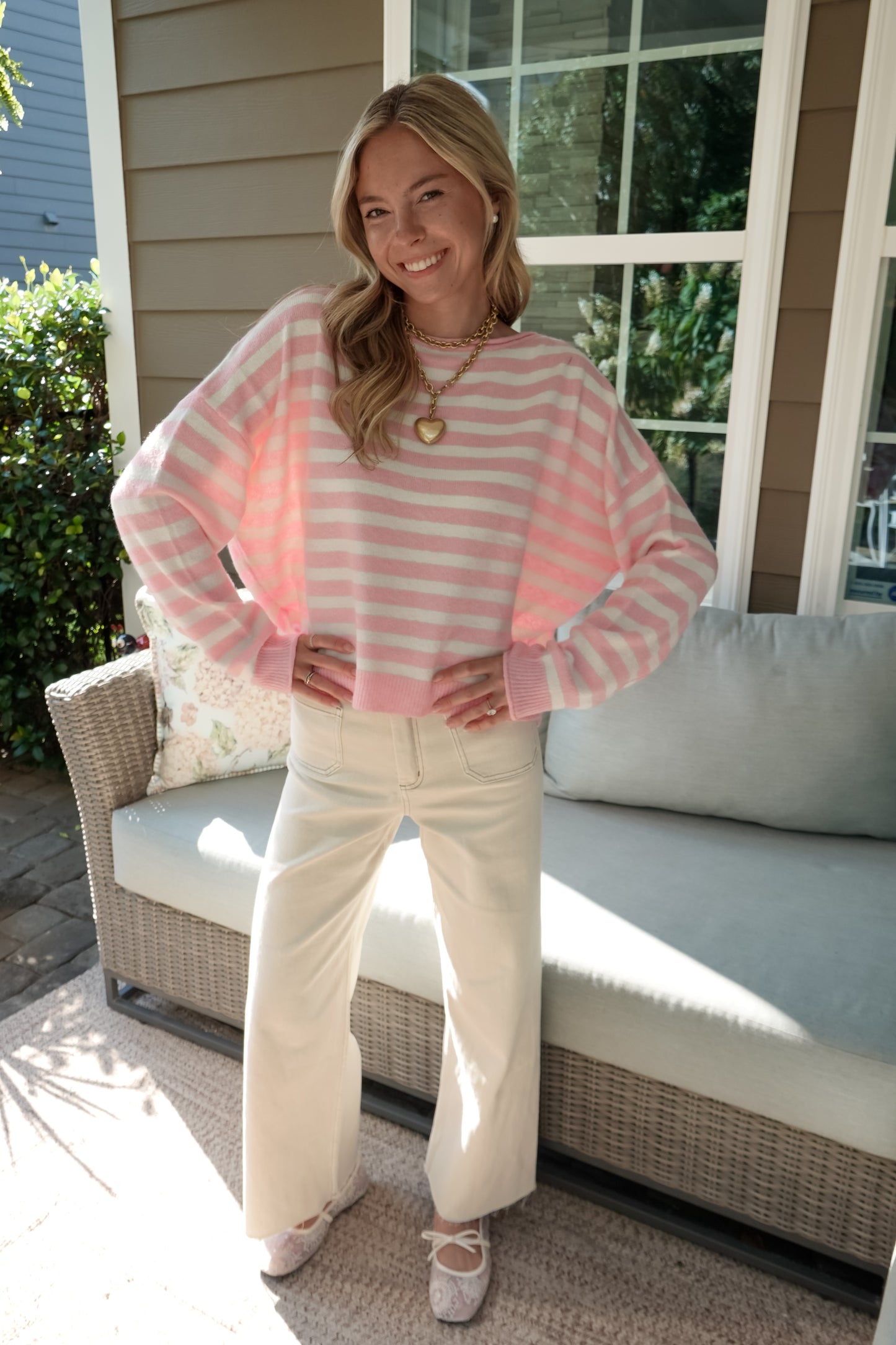 Cotton Candy Striped Sweater