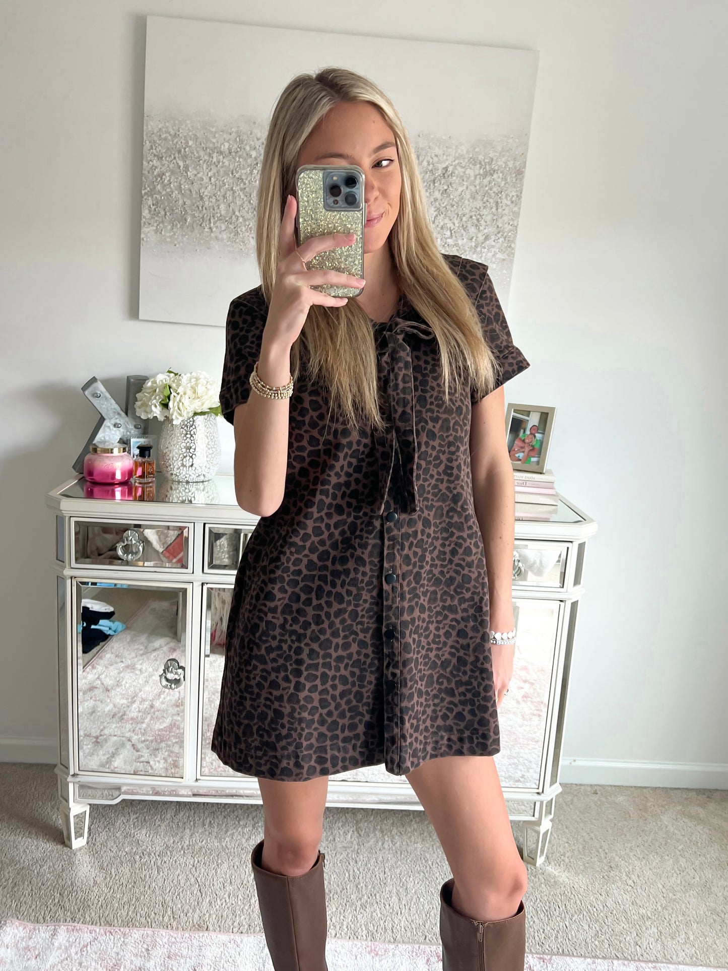 Logan Leopard Mini Dress