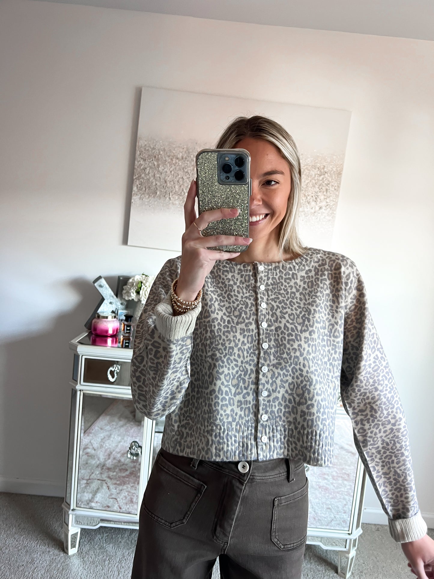 Leopard Long Sleeve Cardigan