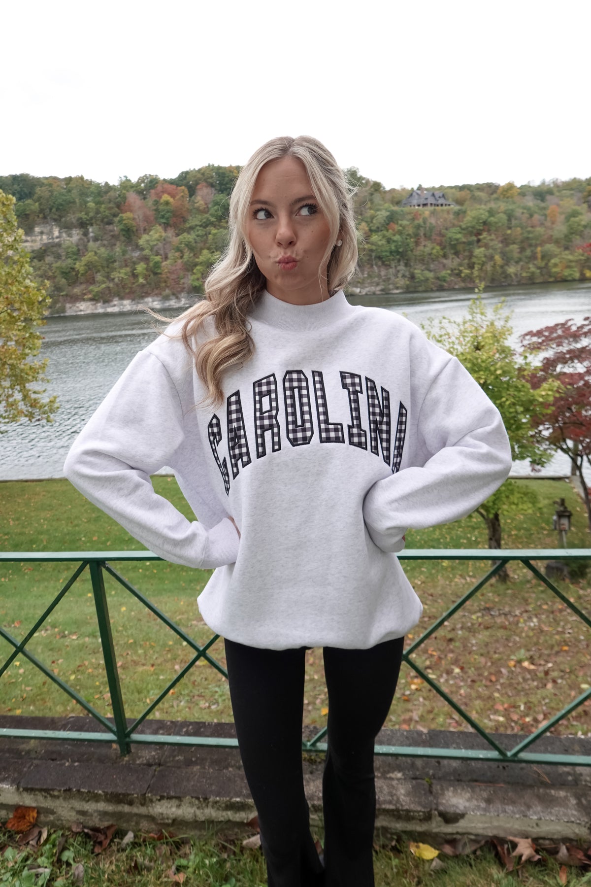 Carolina Mock Neck Sweatshirt