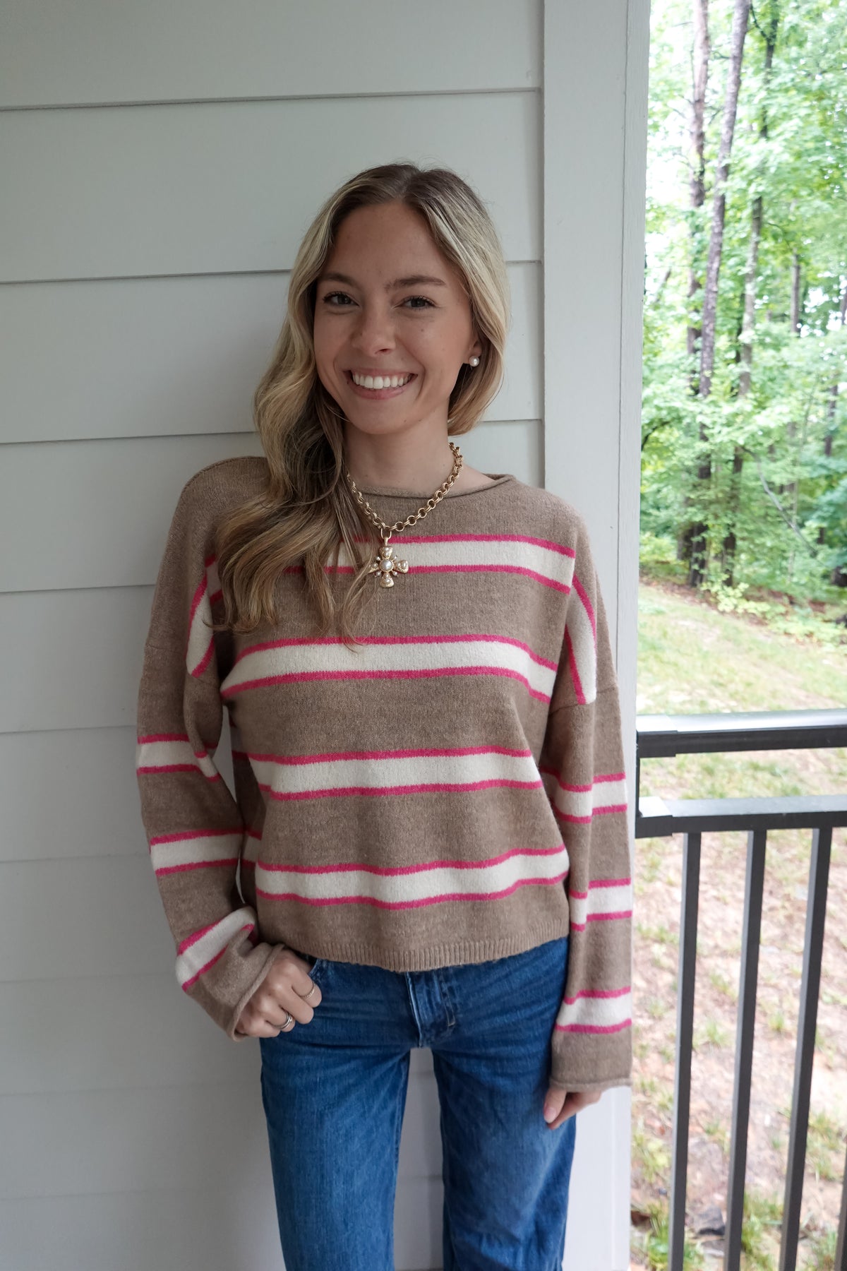 Simone Striped Sweater