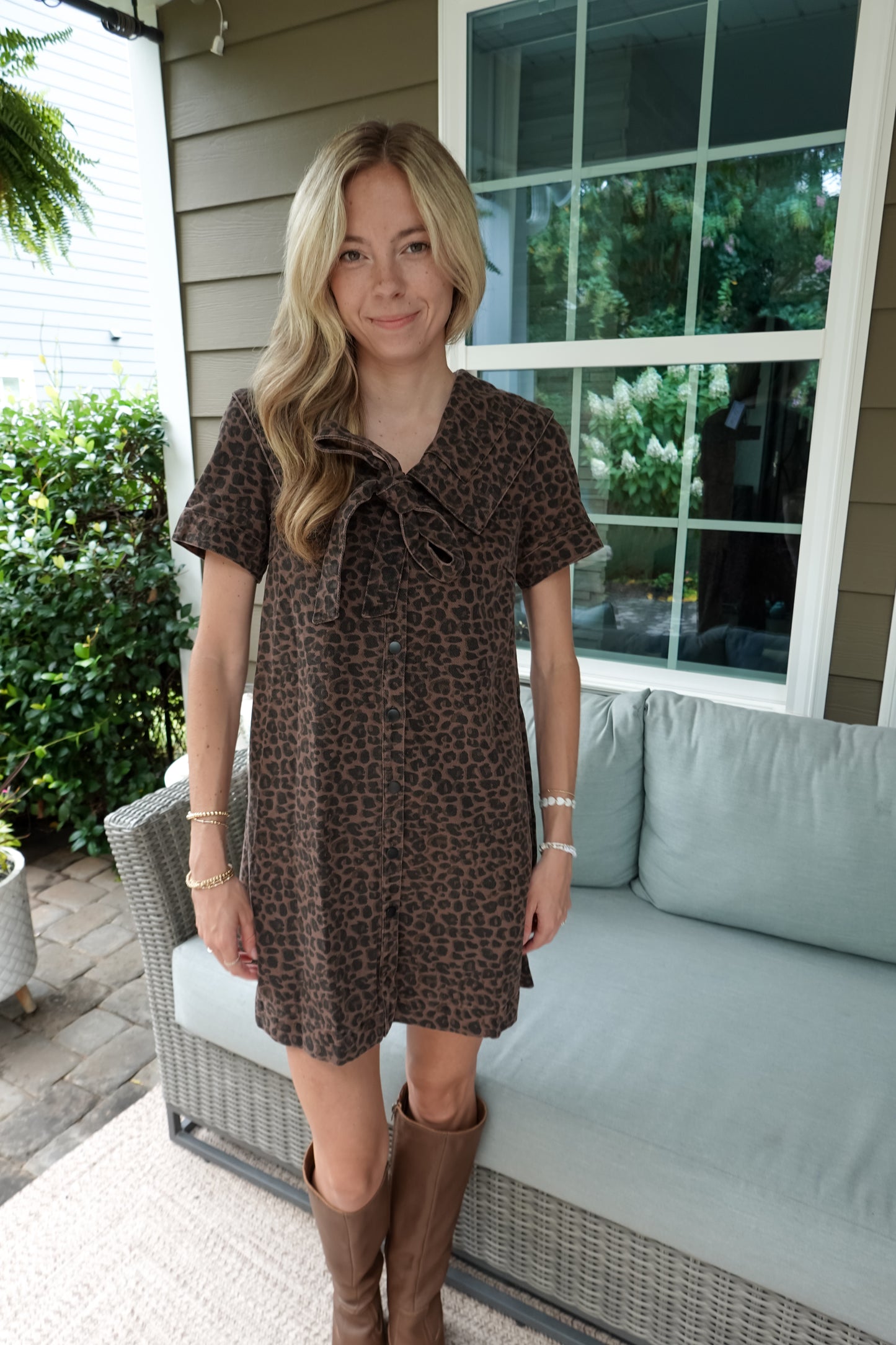 Logan Leopard Mini Dress