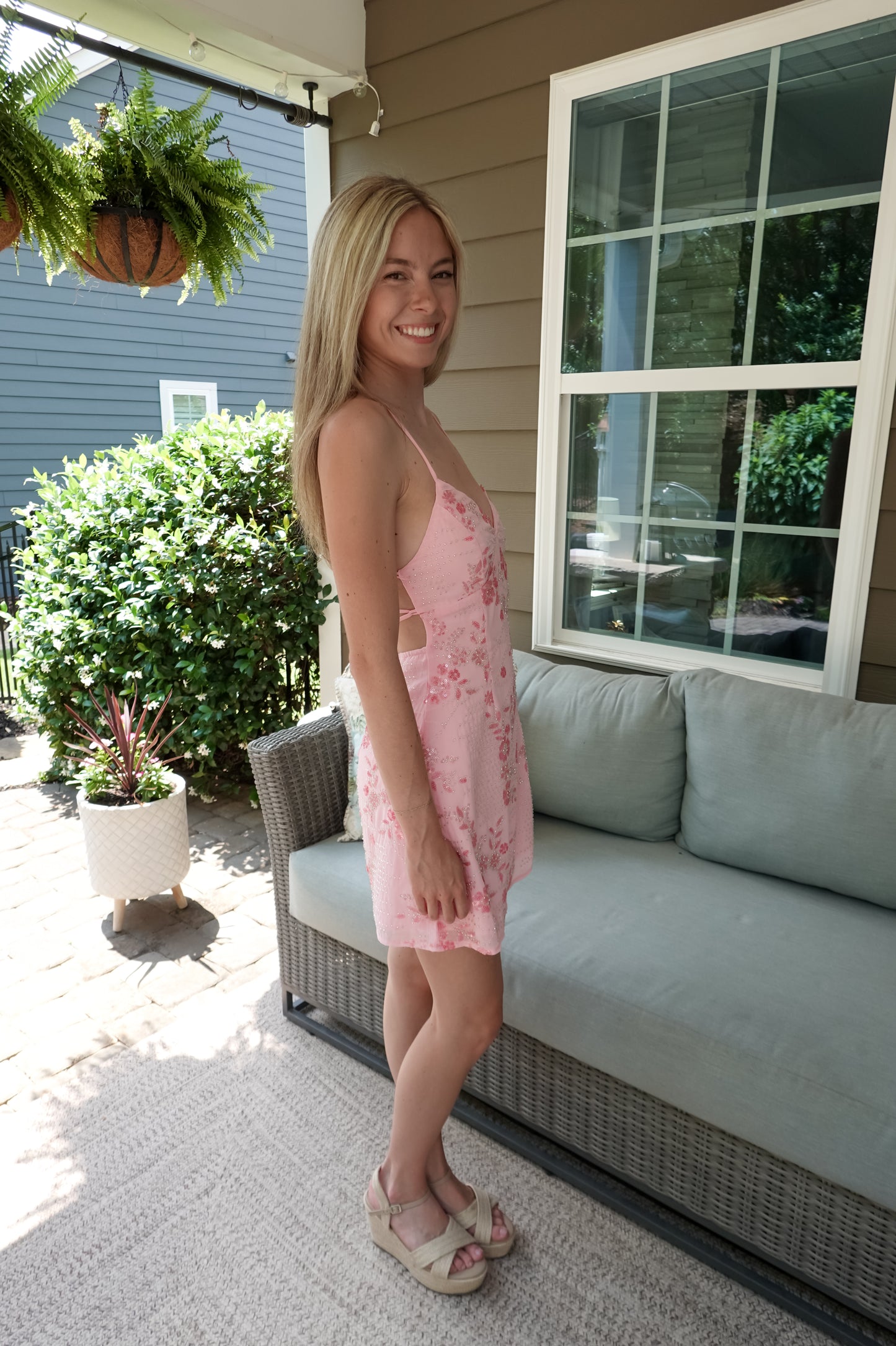 Serena Beaded Mini Dress