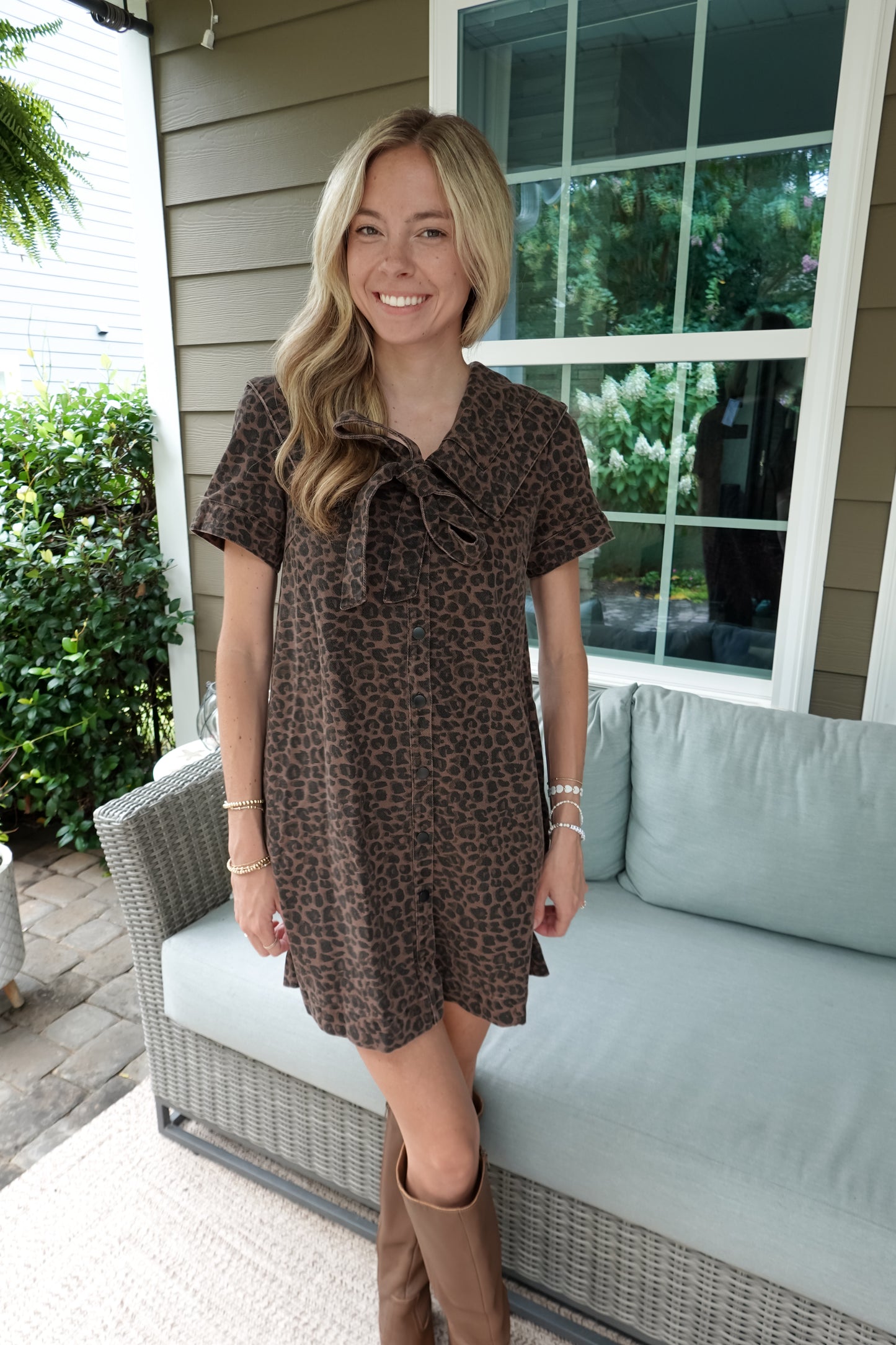 Logan Leopard Mini Dress