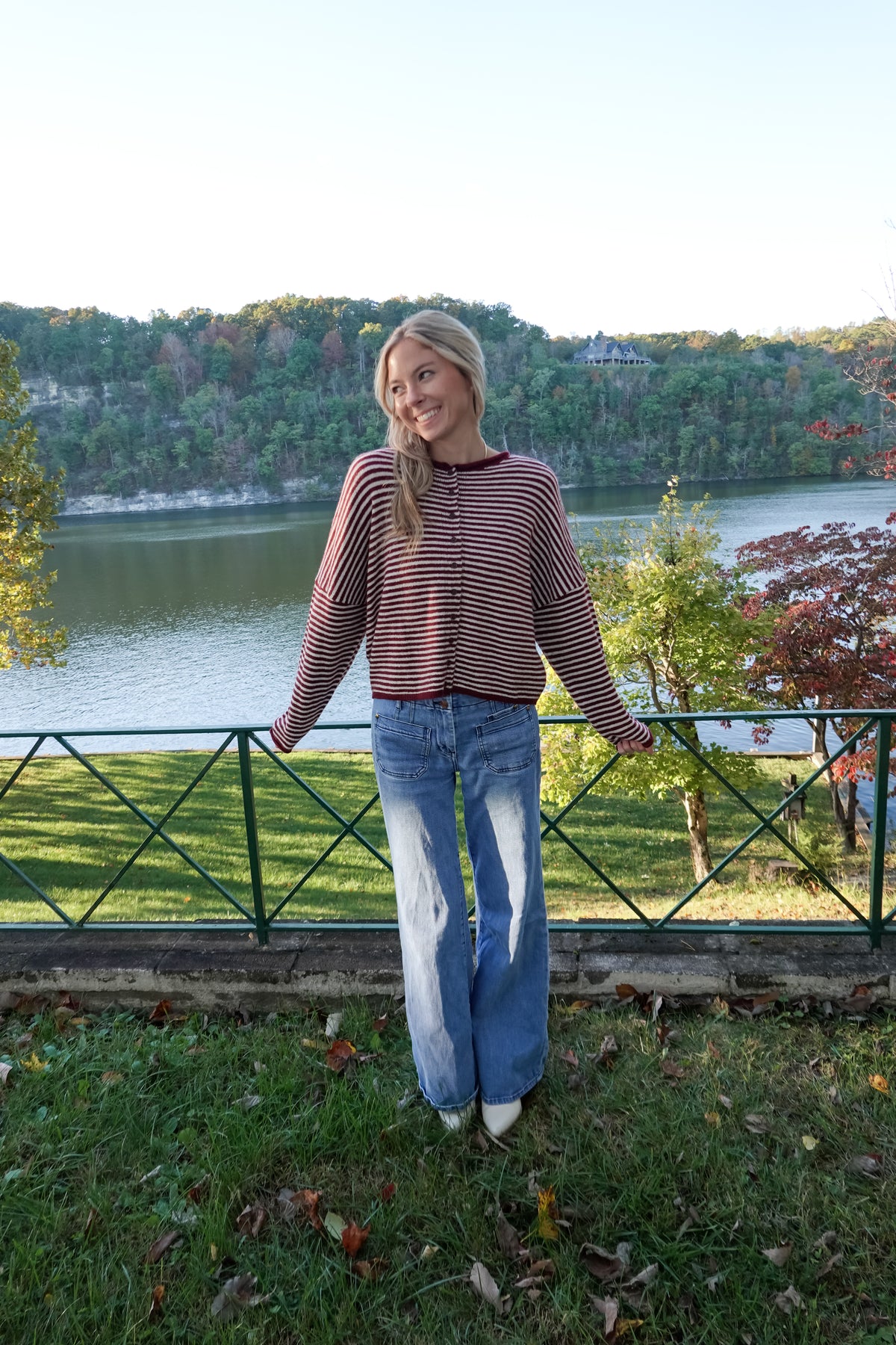 Demi Striped Cardigan