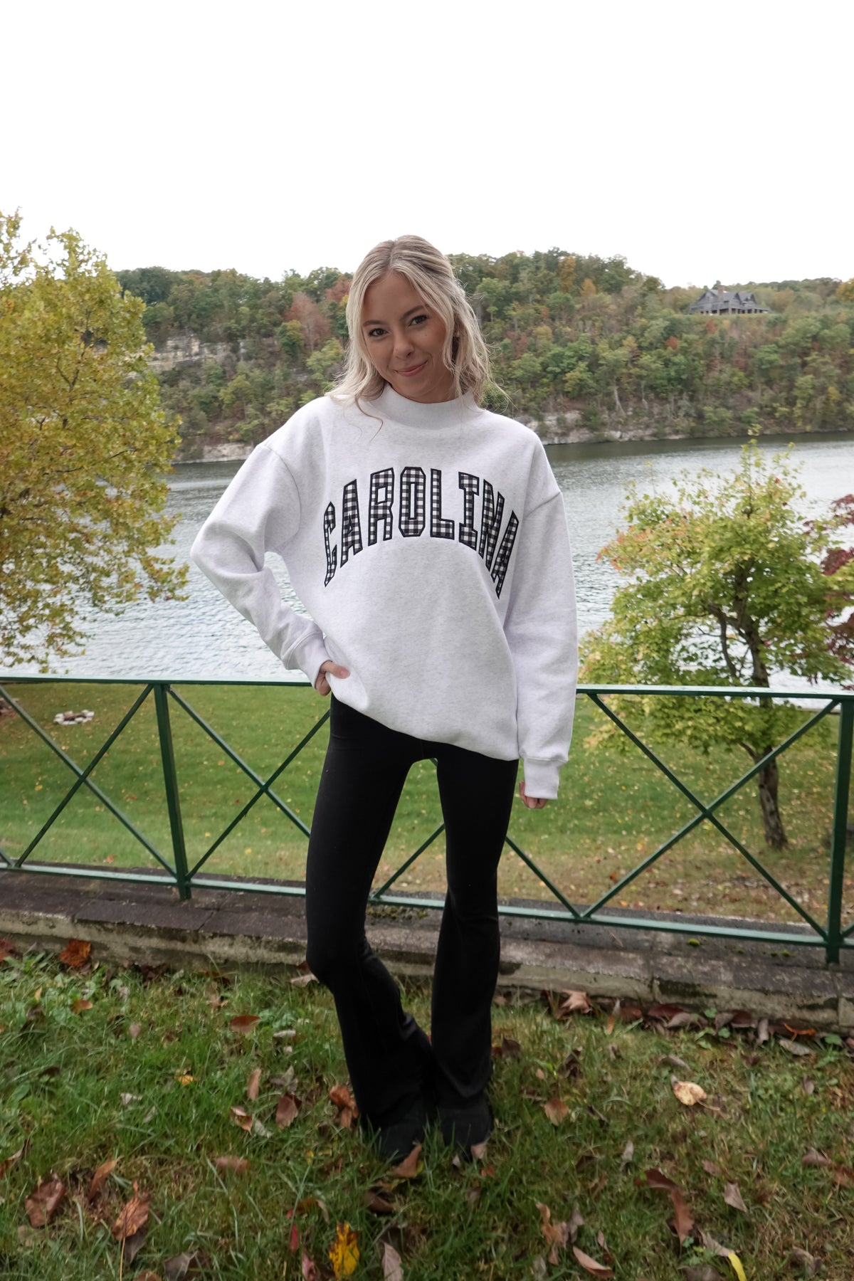 Carolina Mock Neck Sweatshirt