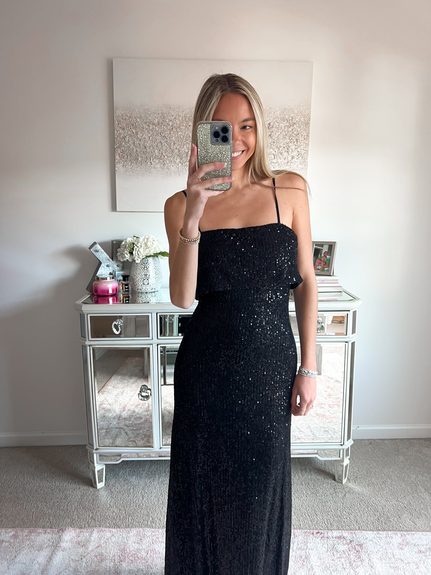 Sloane Sequin Maxi Dress
