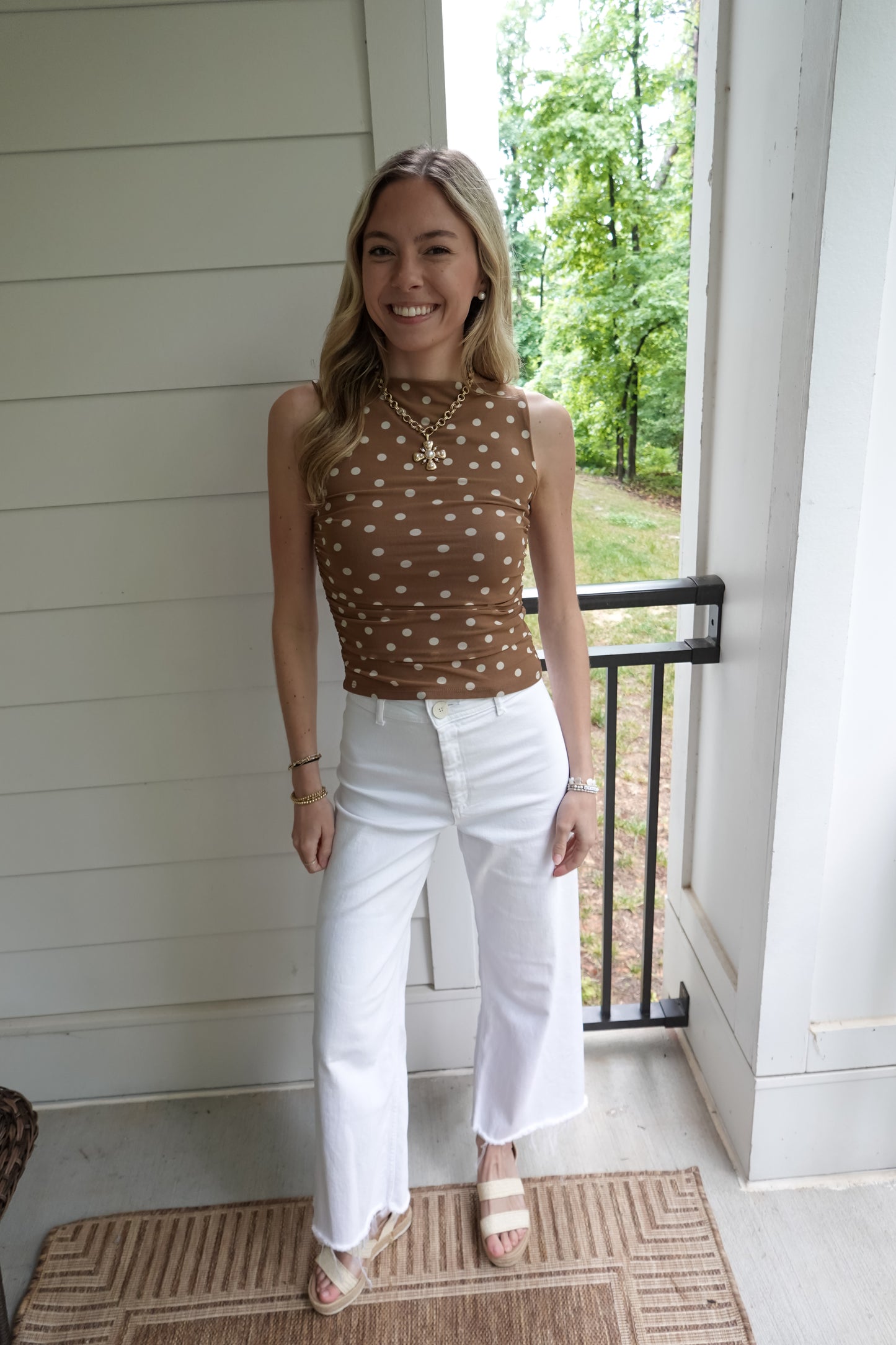 Gianna Polka Dot Tank